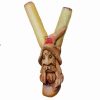 Kuripe Bambu Totem Mago Folletto Amuleto Pietre potenti - immagine 2