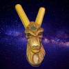 Kuripe Bambu Totem LUPO Amuleto con Pietre potenti - immagine 5
